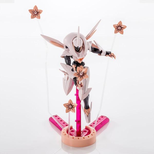 P-Bandai 1/144 HG Fawn Farsia on display stand