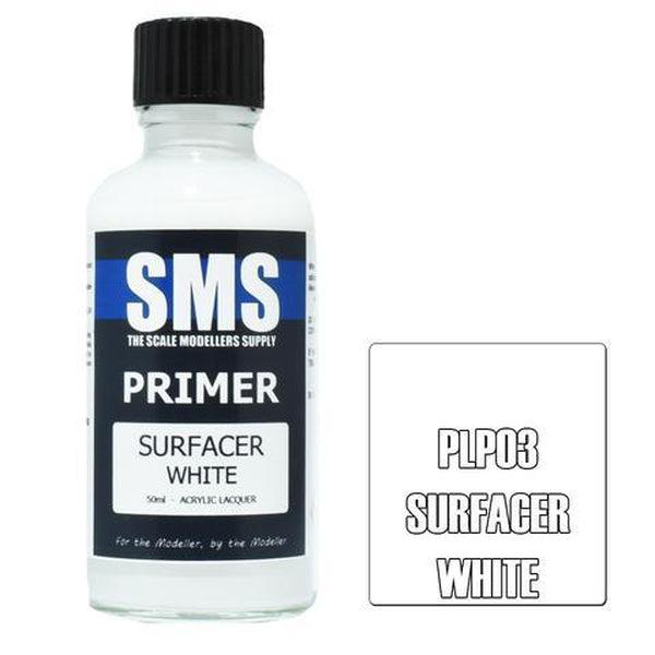 SMS Premium Acrylic Lacquer Series Surfacer White
