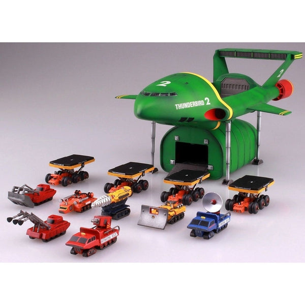 Aoshima 1/350 Thunderbird No.2 & Rescue Vehicles all that is included