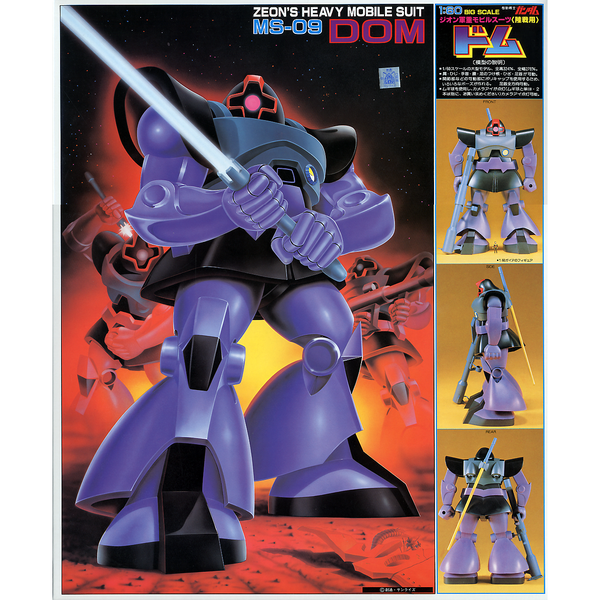 Bandai 1/60 NG Dom package artwork