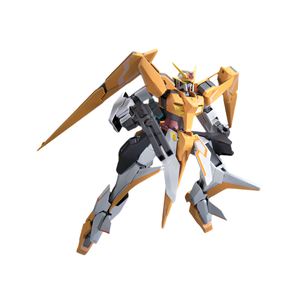 Bandai 1/100 Arios Gundam Designer's Colour Ver. action pose with weapon. 