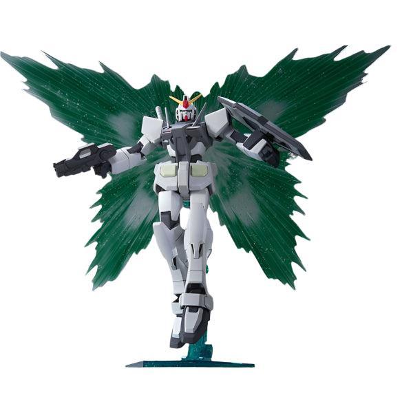 Bandai 1/144 HG GN-0000 Gundam 0 Gundam with green feather effect parts