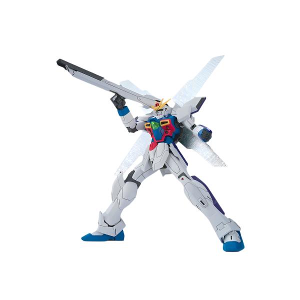 Bandai 1/144 HGAW GX-9900 Gundam X action pose and reflective stickers 