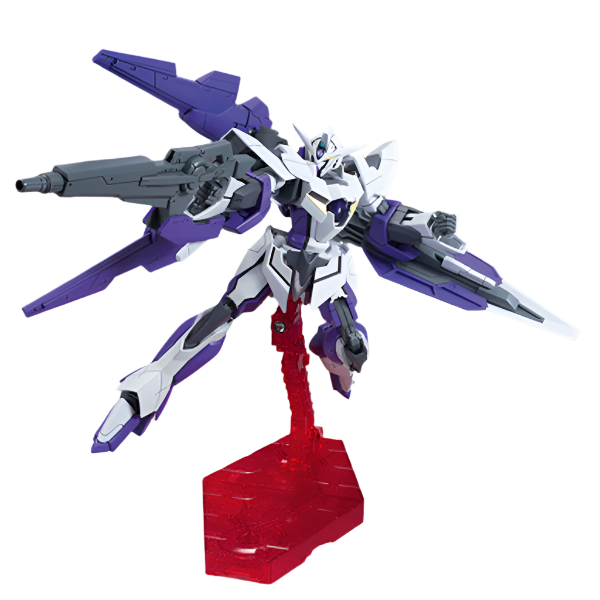 Bandai 1/144 HG00 1.5 Gundam action pose 1