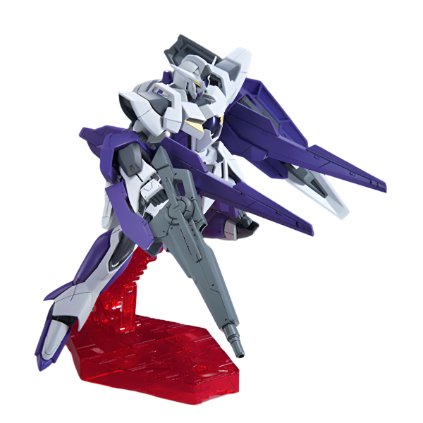 Bandai 1/144 HG00 1.5 Gundam action pose 2