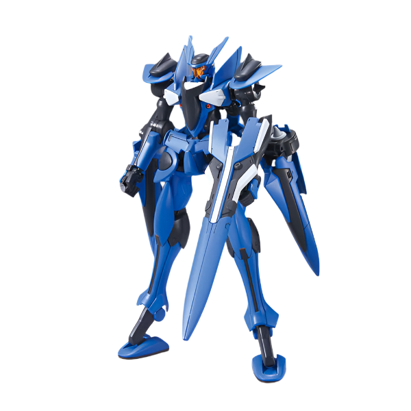 Bandai 1/144 HG 00 Brave Commander Test Type front on view.