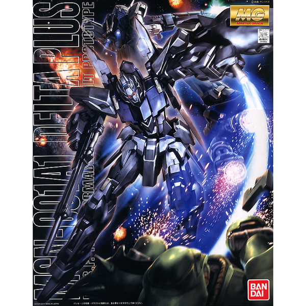 Bandai 1/100 MG MSN-001A1 Delta Plus package artwork