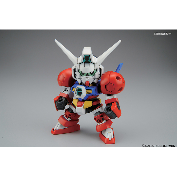 Bandai SDBB Gundam Age-1 Normal/Titus/Spallow front on view spallow