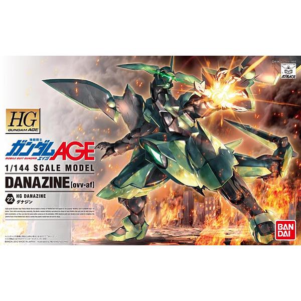 Bandai 1/144 HG Danazine package artwork