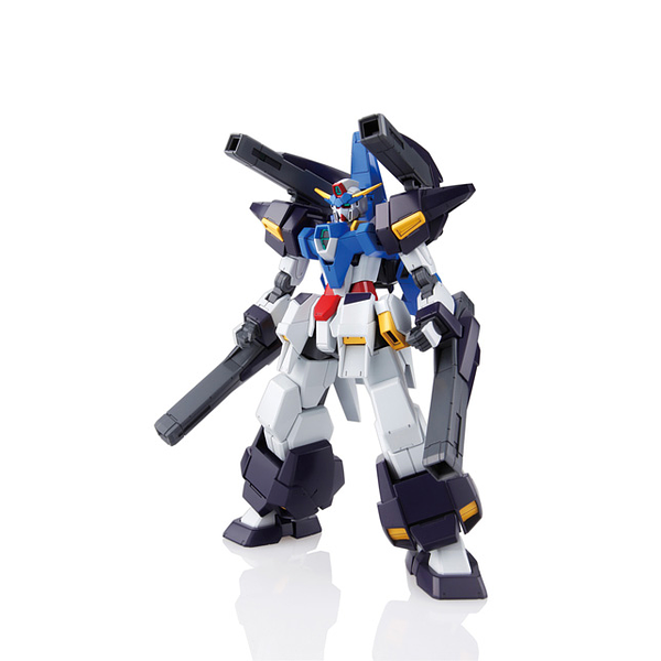 Bandai 1/144 HG Gundam Age-3 Fortress front on view.