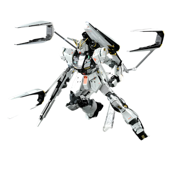 Bandai 1/100 MG  RX-93 NU Gundam Ver. Ka Titanium Finish with fin funnel effects