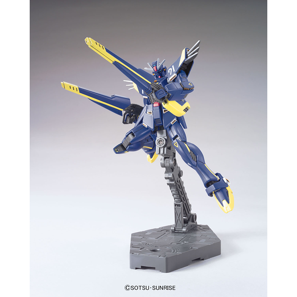 Bandai 1/144 HGUC Gundam F91 Harrison Custom action pose