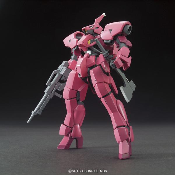 Bandai 1/144 HGIBO Ryusei-Go Graze Custom II front on view.