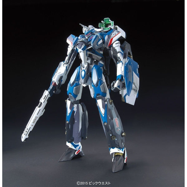 Bandai 1/72 VF-31J Super Siegfried (Hayate Immelman) battroid mode dark background