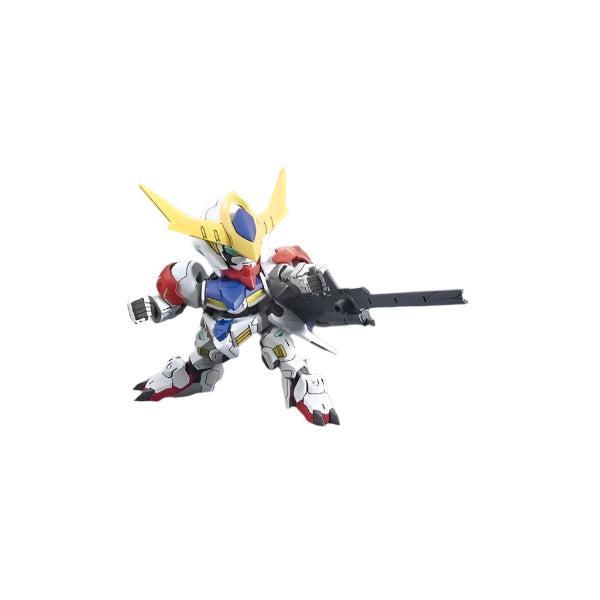 Bandai SDBB Gundam Barbatos Lupus DX action pose with weapon 2