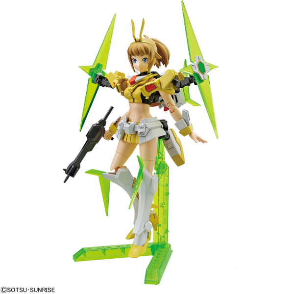 Bandai 1/144 HGBF Winning Fumina front on view.