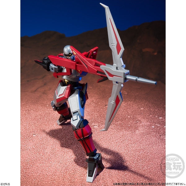 Super Mini-Pla Ninja Senshi Tobikage  action pose with weapon. 