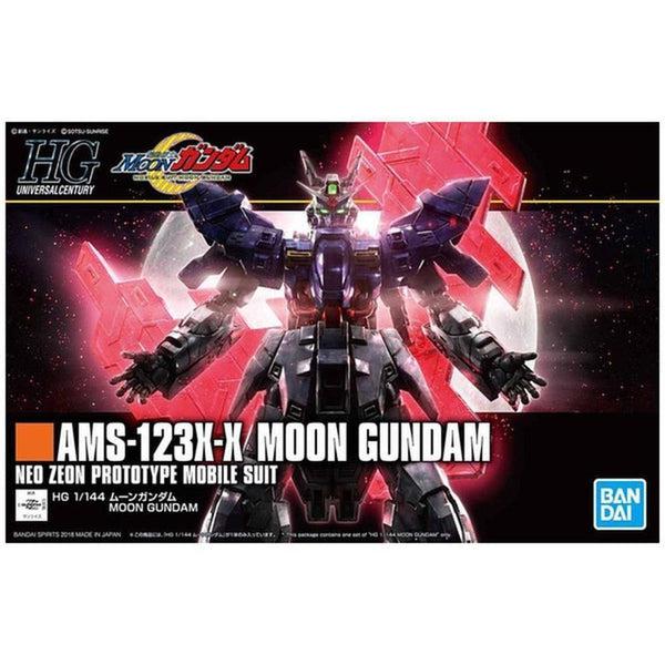 Gundam Express Australia Bandai 1/144 HGUC AMS-123X-X Moon Gundam package artwork