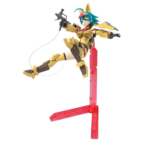 Bandai 1/144 HGBD Diver Nami action pose with weapon. 