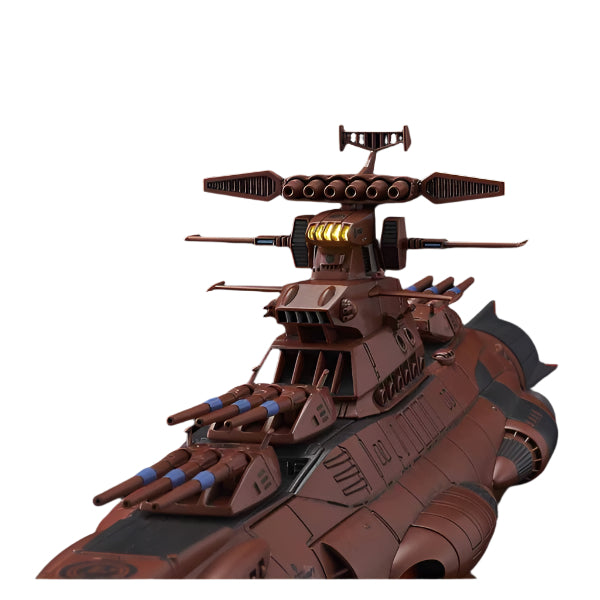 Bandai 1/1000 U.N.C.F.D-1 Dreadnought Class Mars Defence Line Set helm led light close up