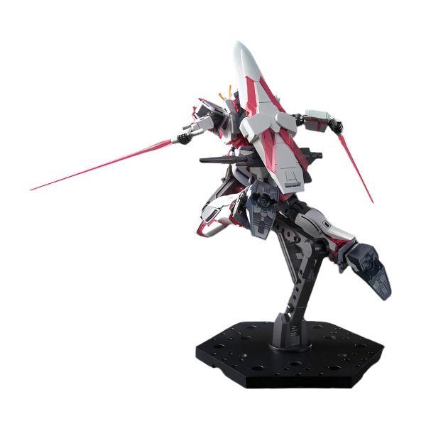 Bandai 1/144 HGUC Narrative Gundam C-Packs action pose rear view.