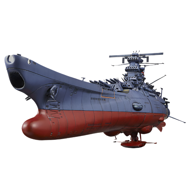 Bandai 1/1000 Space Battleship Yamato 2202 (Final Battle Ver) angled view from front to rear