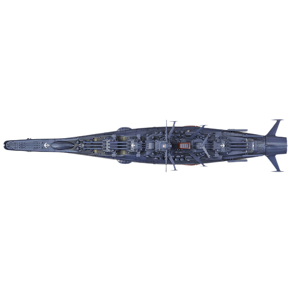 Bandai 1/1000 Space Battleship Yamato 2202 (Final Battle Ver) top down view