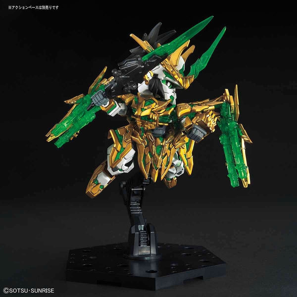 Bandai SD Sangoku Soketsuden Long Xian Liu Bei Unicorn Gundam action pose