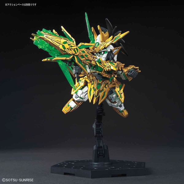 Bandai SD Sangoku Soketsuden Long Xian Liu Bei Unicorn Gundam action pose 3