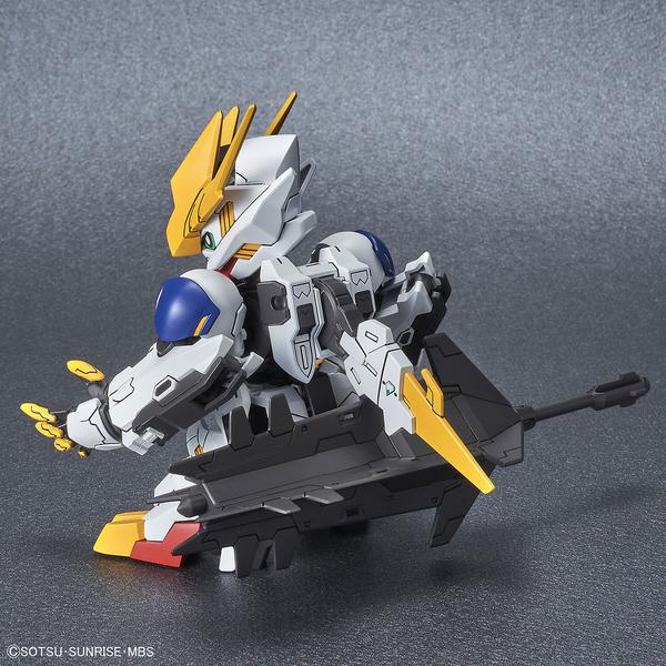 Bandai SD Gundam Cross Silhouette Gundam Barbatos Lupus Rex rear view.