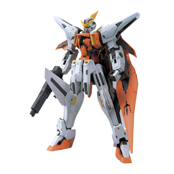 Bandai 1/100 MG GN-003 Gundam Kyrios front on view.