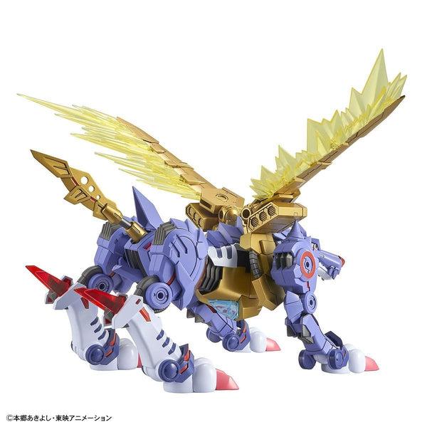 Bandai Figure Rise Standard Metalgarurumon rear view.