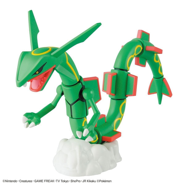 Bandai Pokemon Plamo Collection No.46 Rayquaza side view