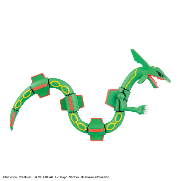 Bandai Pokemon Plamo Collection No.46 Rayquaza side view 2