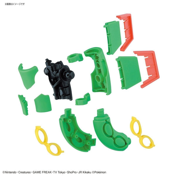 Bandai Pokemon Plamo Collection No.46 Rayquaza example assembly
