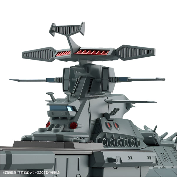 Bandai 1/1000 Earth Defence Force Dreadnought Upgraded Supply Mothership Asuka close up helm