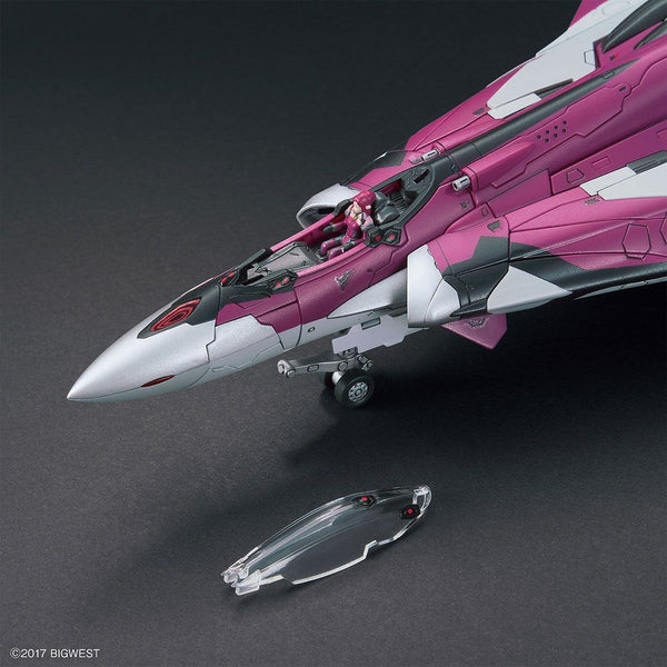 Mirage Farina Jenius pilot figure Lil Draken (x2) Missile pods (x2) Foil seals (x2) Waterslide decals (x2) close up of fighter cockpit