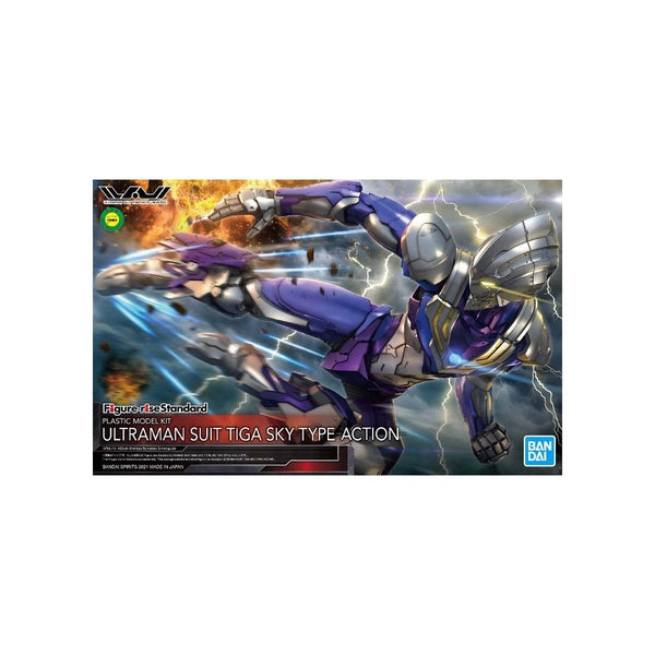 Bandai Figure-Rise Standard 1/12 Ultraman Suit Tiga Sky Action package artwork
