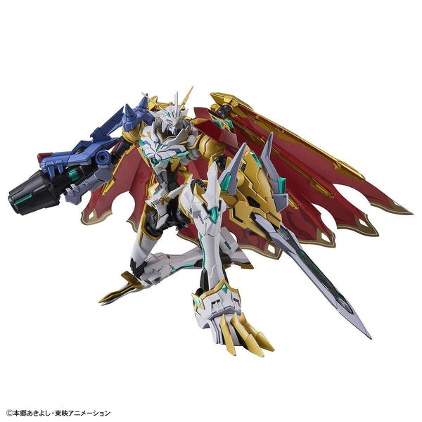Bandai Figure Rise Standard Amplified Omnimon (X Antibody) kneeling