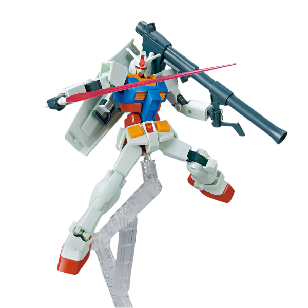 Bandai 1/144 EG RX-78-2 Gundam [full weapon set] action pose 1