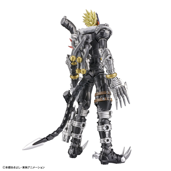 Bandai Figure Rise Standard Amplified Beelzemon rear view.