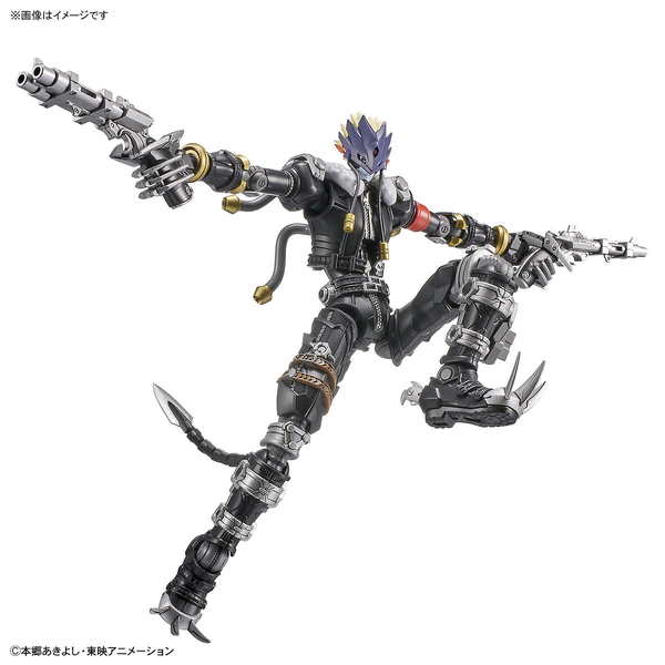Bandai Figure Rise Standard Amplified Beelzemon action pose 1