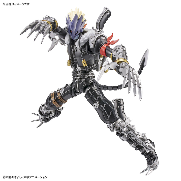 Bandai Figure Rise Standard Amplified Beelzemon action pose knife hands