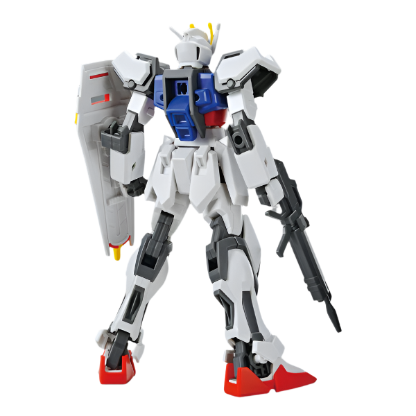 Bandai 1/144 EG Strike Gundam  rear view with shield and rifle