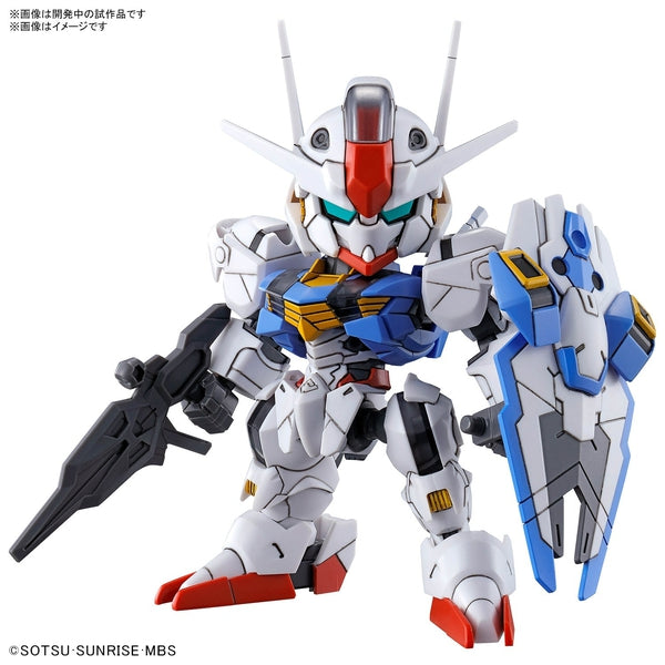 Bandai SDEX Gundam Aerial  front on view.