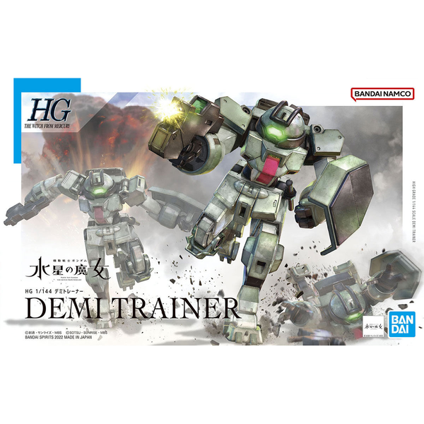 Bandai 1/144 HG Demi Trainer package artwork