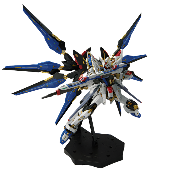 Bandai 1/100 MGEX Strike Freedom Gundam action pose 1