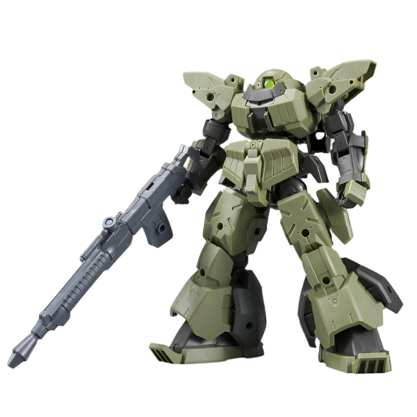 Bandai 1/144 NG 30MM BEXM-28 Revernova (Green) front on view.