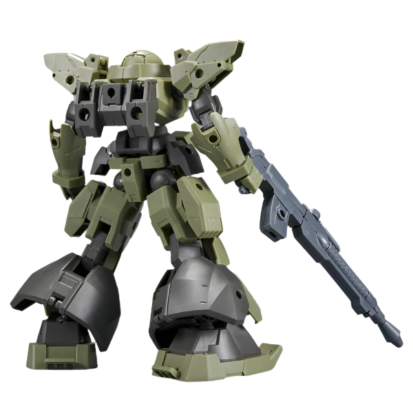 Bandai 1/144 NG 30MM BEXM-28 Revernova (Green) rear view.