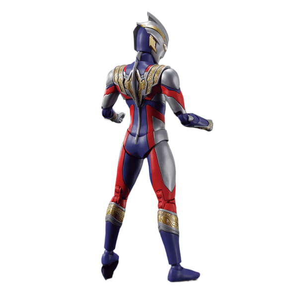 Bandai Figure-Rise Standard 1/12 Ultraman Trigger Multitype rear view.